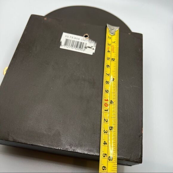 Vintage Wooden Key Box Teddy Golfer. Wooden Key Cabinet With Hooks. - Picture 6 of 10